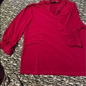 NWT fuchsia Karl Lagerfeld blouse